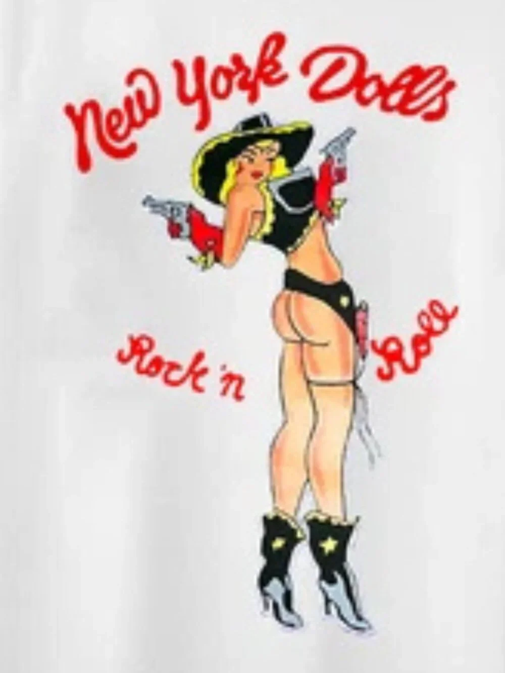 New York Dolls Graphic T-Shirt Cool Fabric Rock Band Tee
